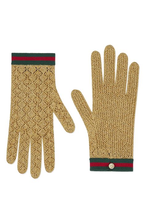 woman gucci long crystal gloves|women's Gucci hats.